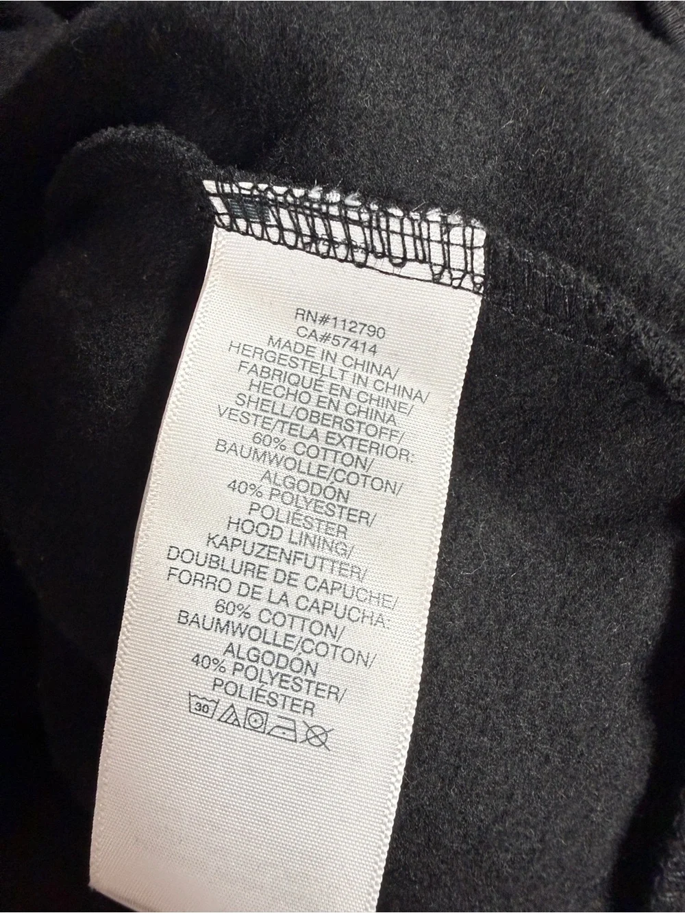 True Religion Mens Hoodie XL Black Zip Up Buddha Full Zip Sweatshirt NWT Jacket